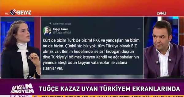 Tuğçe Kazaz "Kürtlerin yapısı devlet kurmaya uygun değil"