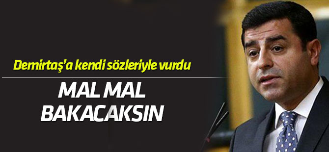 Hilal Kaplan'dan Demirtaş'a: Mal mal bakacaksın...