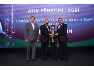 Fabrika bacalarından çıkan su buharı ile ısıtılan ilk seraya ödül