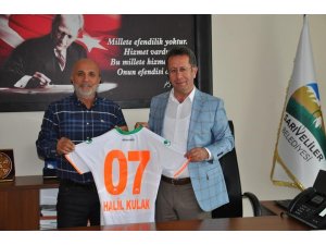 Alanyaspor Başkanı Çavuşoğlu’ndan Sarıveliler Belediyesine ziyaret