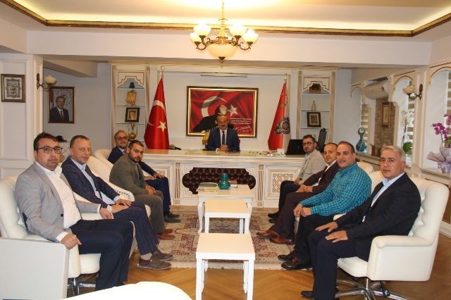 ASKON Konya’dan Emniyet  Müdürü Aydın’a ziyaret