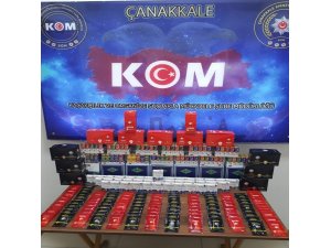 Çan’da gümrük kaçağı cinsel içerikli ürünler yakalandı