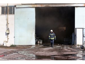 Kayseri'de fabrika yangını