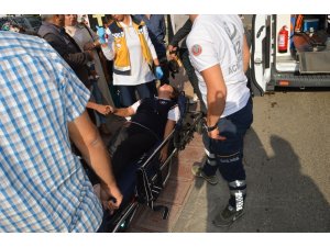 Traktörün çarptığı öğrenci yaralandı