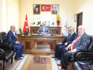 Abdurrahman Şahin’e hayırlı  olsun ziyaretleri