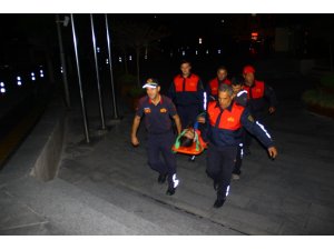 Kaçmak için tren yoluna atlayan şahıs bir daha kalkamadı