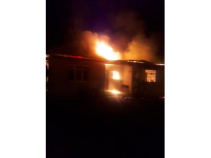 Iğdır’da korkutan yangın