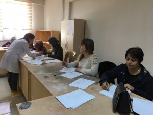 KOMEK'te çini kursu açıldı