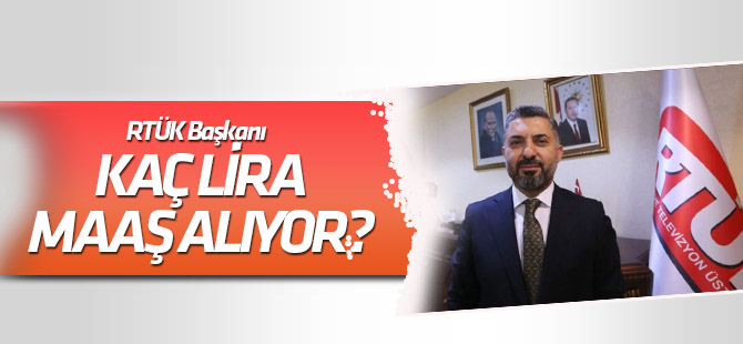 RTÜK Başkanı Şahin'den '60 bin lira maaş aldığı' iddiasına yanıt: