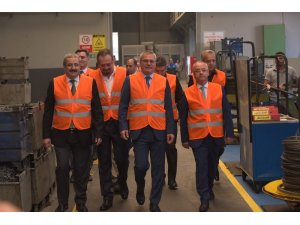 Vali Deniz, Salihli OSB’yi ziyaret etti