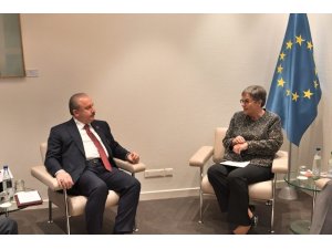 TBMM Başkanı Şentop, AKPM Başkanı Pasquier ile görüştü
