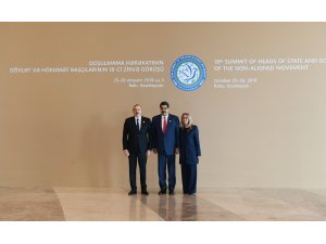 Dışişleri Bakanı Çavuşoğlu, Azerbaycan’da Bağlantısızlar Hareketi 18. Zirvesi’ne katıldı