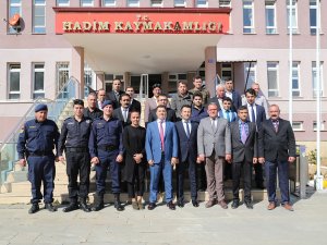 Hadim Kaymakamı Gökçe ilçeye veda etti