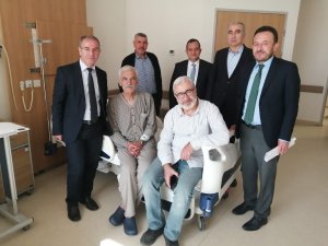 Ekmekcioğlu’na geçmiş olsun ziyareti