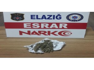 Elazığ’da uyuşturucu ile mücadele