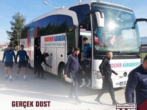 Karabükspor, yolda kalan rakibine kendi otobüsünü yolladı