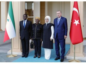 Cumhurbaşkanı Erdoğan, Ekvator Ginesi Cumhurbaşkanı Mbasogo’yu kabul etti