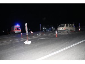 Yunak’ta trafik kazası: 2 yaralı