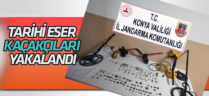 Konya'da tarihi eser kaçakçılığı operasyonu