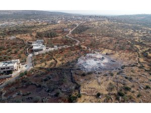 AA İdlib'de Bağdadi'nin ölü ele geçirildiği yeri havadan görüntüledi