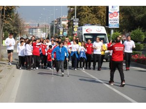 Farkındalık Koşusu’na katılan sporcular Bolu’ya ulaştı