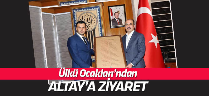 Konya Ülkü Ocaklarından, Altay’a nezaket ziyareti