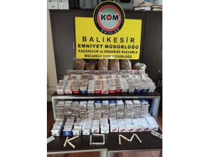 Bandırma’da sahte içki ve kaçak tütün operasyonu