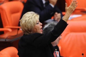 Kavgadan keyif alan kadın vekil
