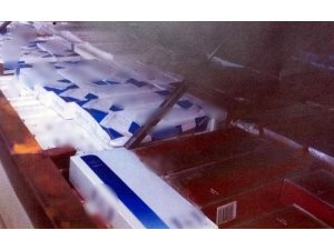 Kilis’te gümrük kaçağı mallar ele geçirildi