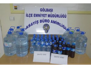 Kaçak içki ele geçirildi