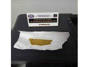 Çanakkale’de uyuşturucu operasyonu: 2 tutuklama