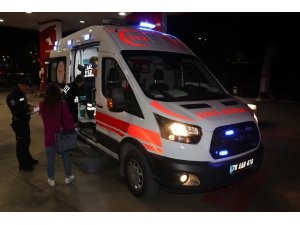 Karabük'te otobüsün çarptığı yaya yaralandı