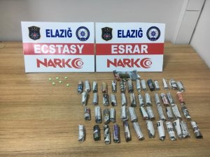 Elazığ’da uyuşturucu alışverişine polis baskını: 5 gözaltı