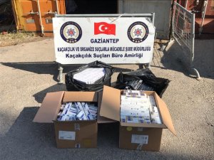 Gaziantep’te 3 bin 520 paket kaçak sigara ele geçirildi