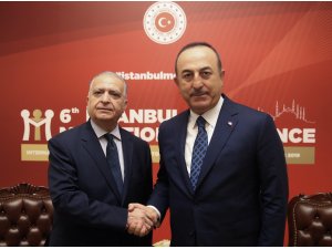 Dışişleri Bakanı Çavuşoğlu, Irak Dışişleri Bakanı Hekim'le görüştü