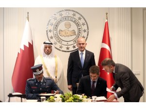 Bakan Soylu, Katar Başbakanı Al Sani ile görüştü