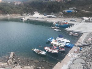 Cide’de balıkçı barınağında sona gelindi