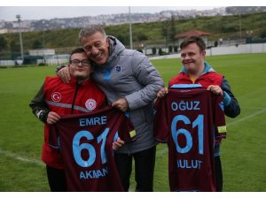Down sendromlu çocuklar en büyük hayalini gerçekleştirdi
