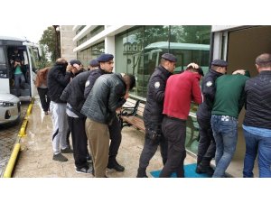 Samsun’da DEAŞ’tan 11 kişi adliyede