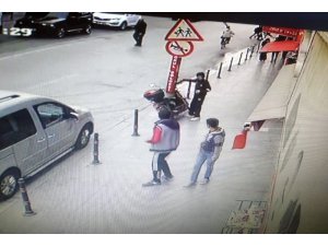 Elektrikli motosiklet çalan şüpheli çocuk yakalandı