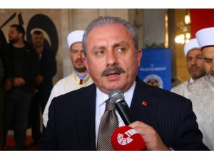 TBMM Başkanı Şentop restore edilen 466 yıllık caminin açılışına katıldı