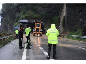 Giresun’daki heyelan