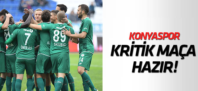 Konyaspor, Gençlerbirliği maçı hazırlıklarını tamamladı
