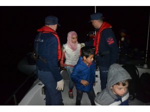95 düzensiz göçmen Sahil Güvenlik uçağı sayesinde yakalandı