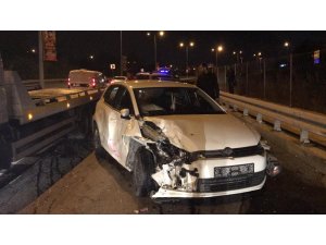 Kağıthane’de zincirleme trafik kazası: 1 yaralı