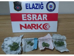 Elazığ’da uyuşturucu ile mücadele: 3 tutuklama