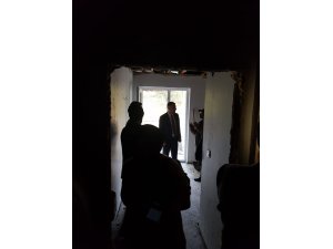 Evleri yanan 4 aileye Büyükşehir’den yardım eli