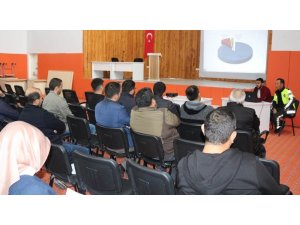 Kulu’da okullarda trafik kuralları anlatıldı
