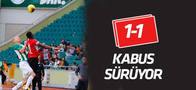 Konyaspor'da kabus sürüyor