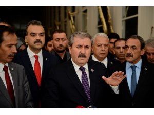 BBP Genel Başkanı Destici: "Saldırı Müslümanlara yönelik olunca Batı'nın nezdinde bir önemi yok"